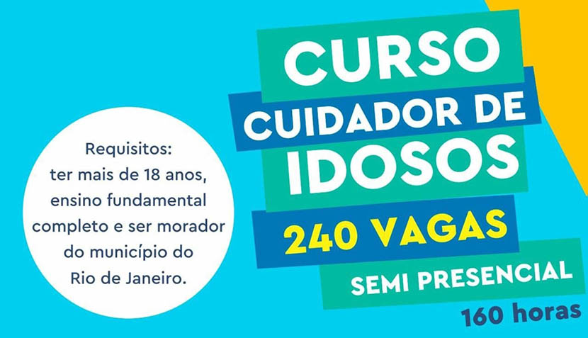 Curso cuidador de idoso