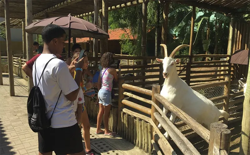 moradores pechincha no bioparque